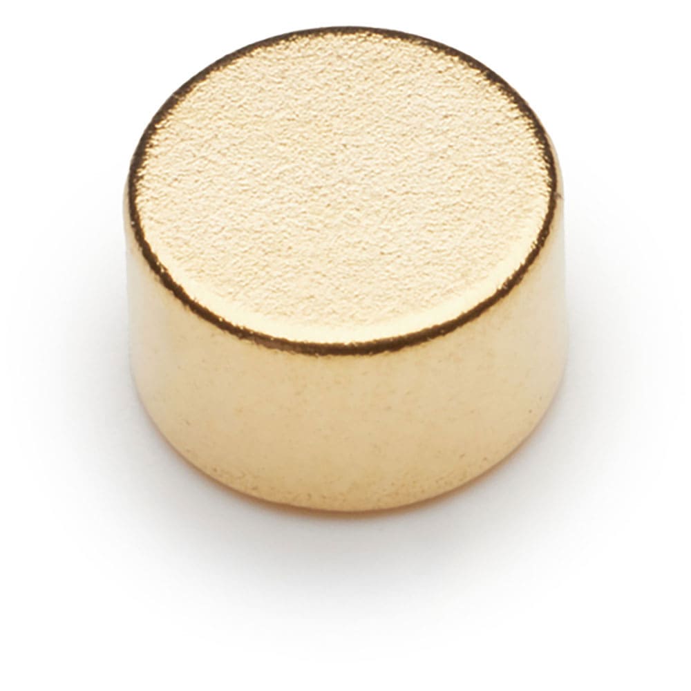 ＭＡＧＥＶＥＲ　ネオジム磁石　丸型　Φ２．５×４　金メッキ　（１０個入）　１．００２５０００４５ｅ＿