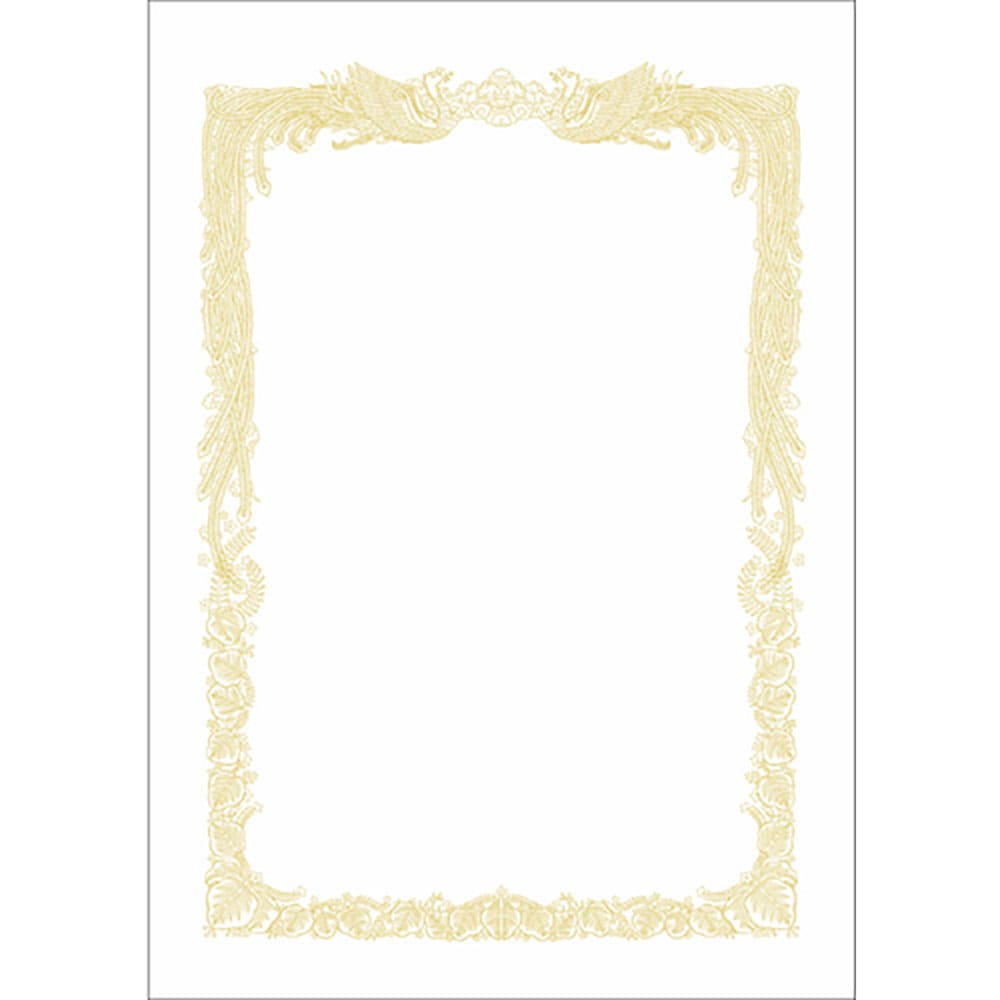 ササガワ　ＯＡ賞状用紙　白　Ａ４判横書用　１０－１１６１＿