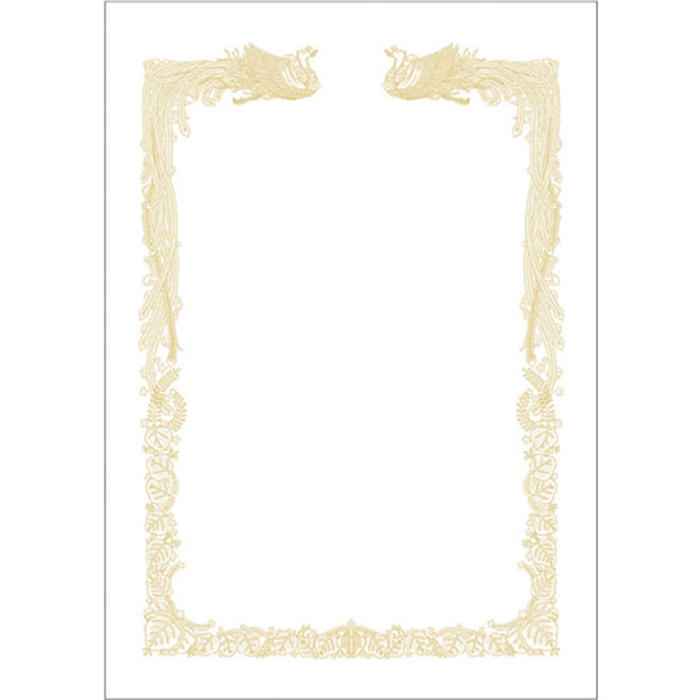 ササガワ　ＯＡ賞状用紙　雲なし　Ａ３判横書用　１０－１４８１＿