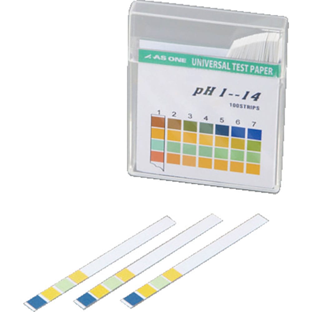 ＡＳ　ｐＨ試験紙　スティックタイプｐＨ１－１４　（１００枚入）　１－１２６７－０２＿