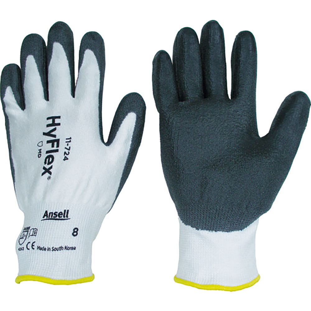Ａｎｓｅｌｌ　耐切創手袋　ハイフレックス１１－７２４　Ｍ　１１－７２４－８＿