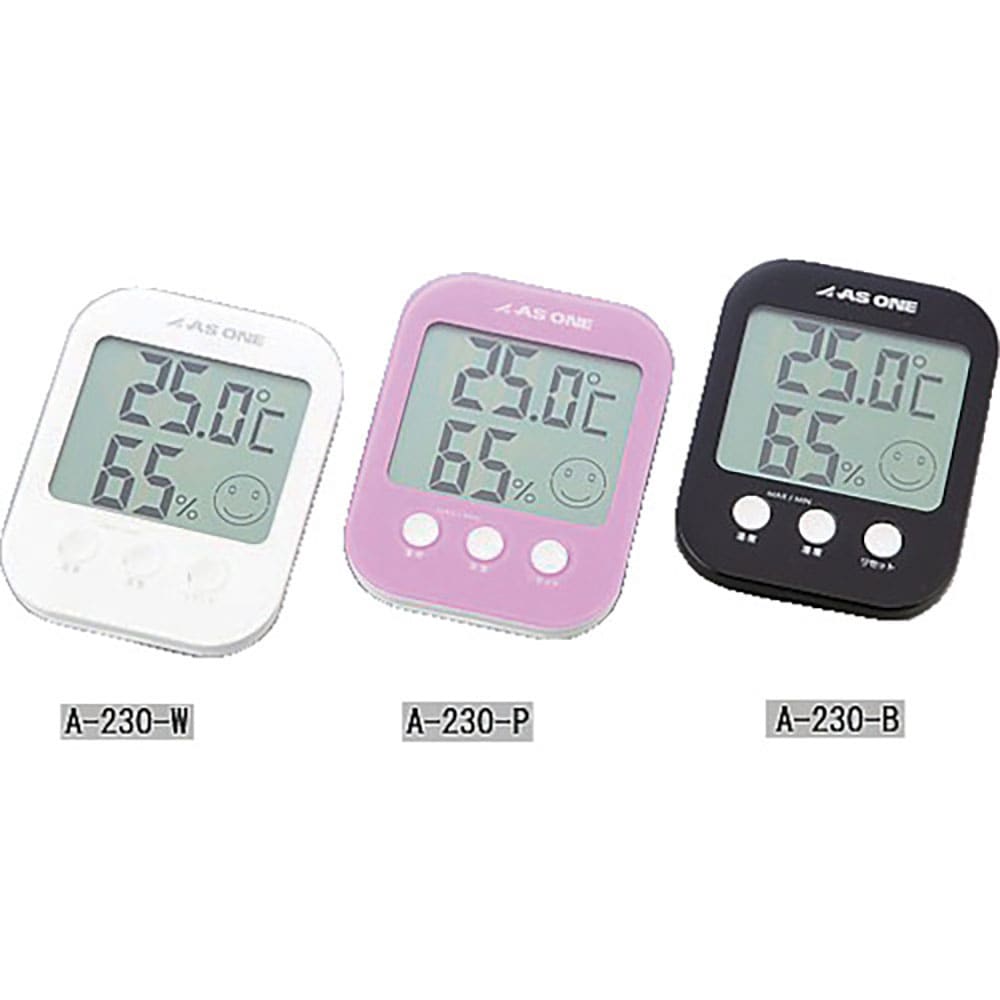 ＡＳ　温湿度計　白　Ａ－２３０－Ｗ　１－１７５２－０１＿