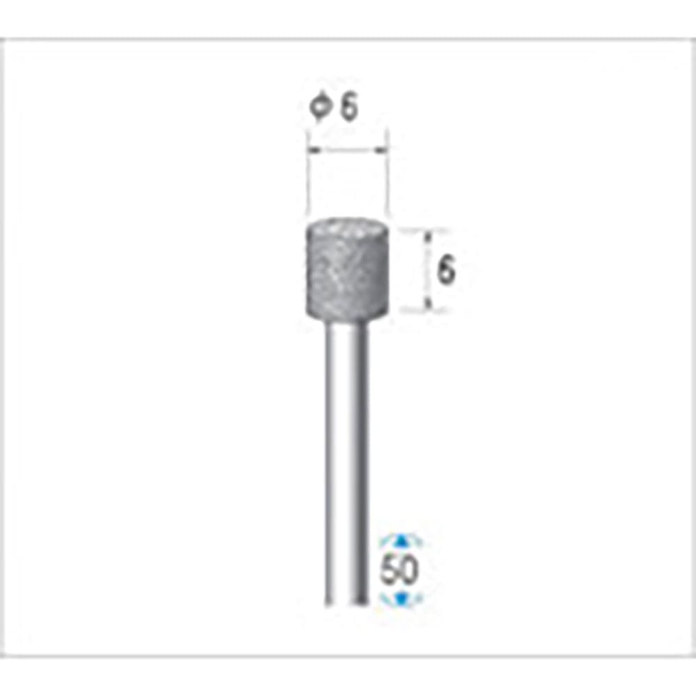 ナカニシ　電着ＣＢＮバー　円筒型　φ６×５×軸φ３　＃１４０　１２１６５＿