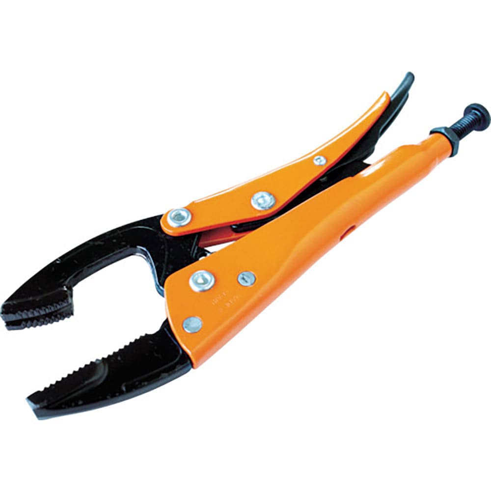 ＧＲＩＰ－ＯＮ　グリッププライヤー（溝付先端仕様）　１９０ｍｍ　１２２－０７＿