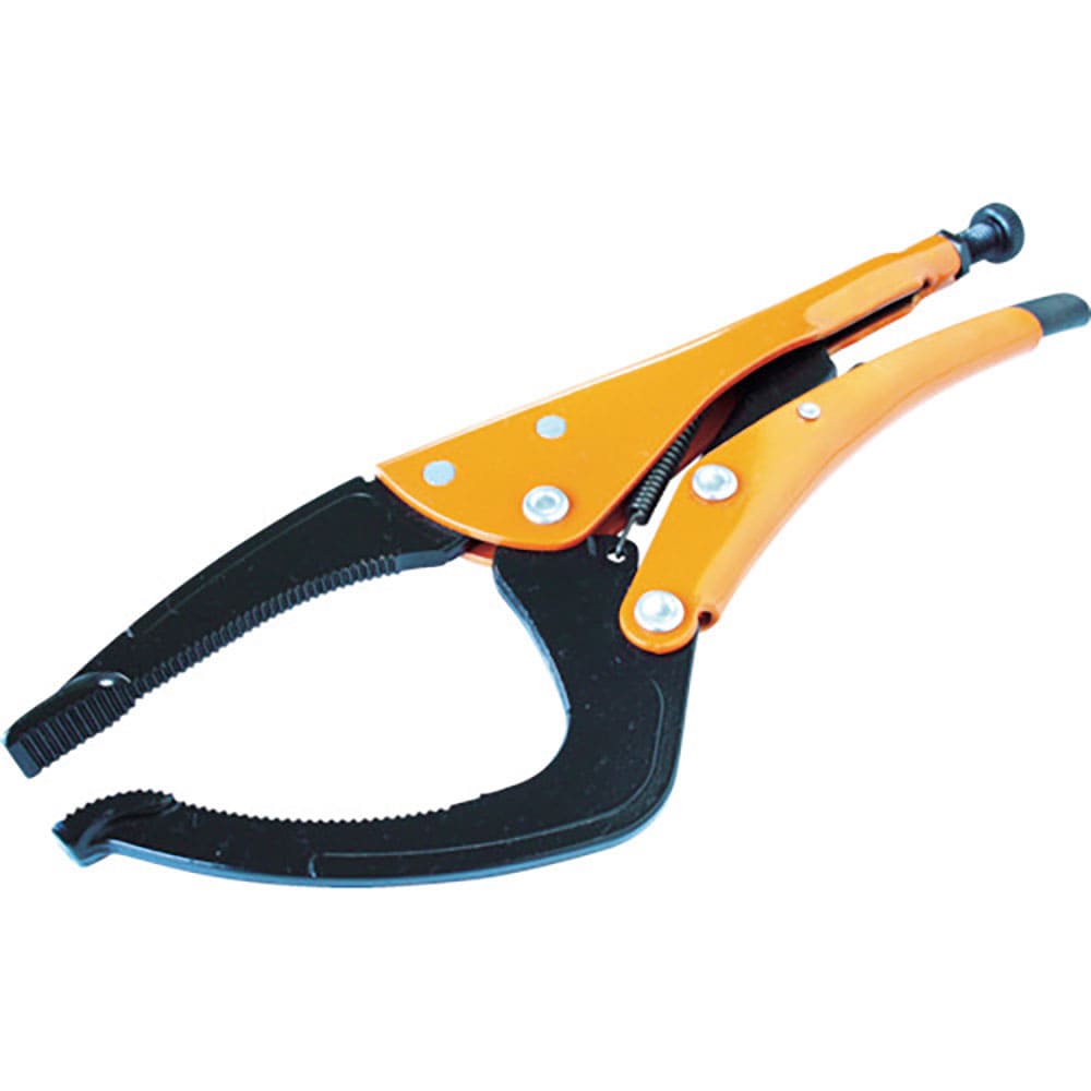 ＧＲＩＰ－ＯＮ　グリッププライヤー（溝付先端仕様）　３００ｍｍ　１２２－１２＿