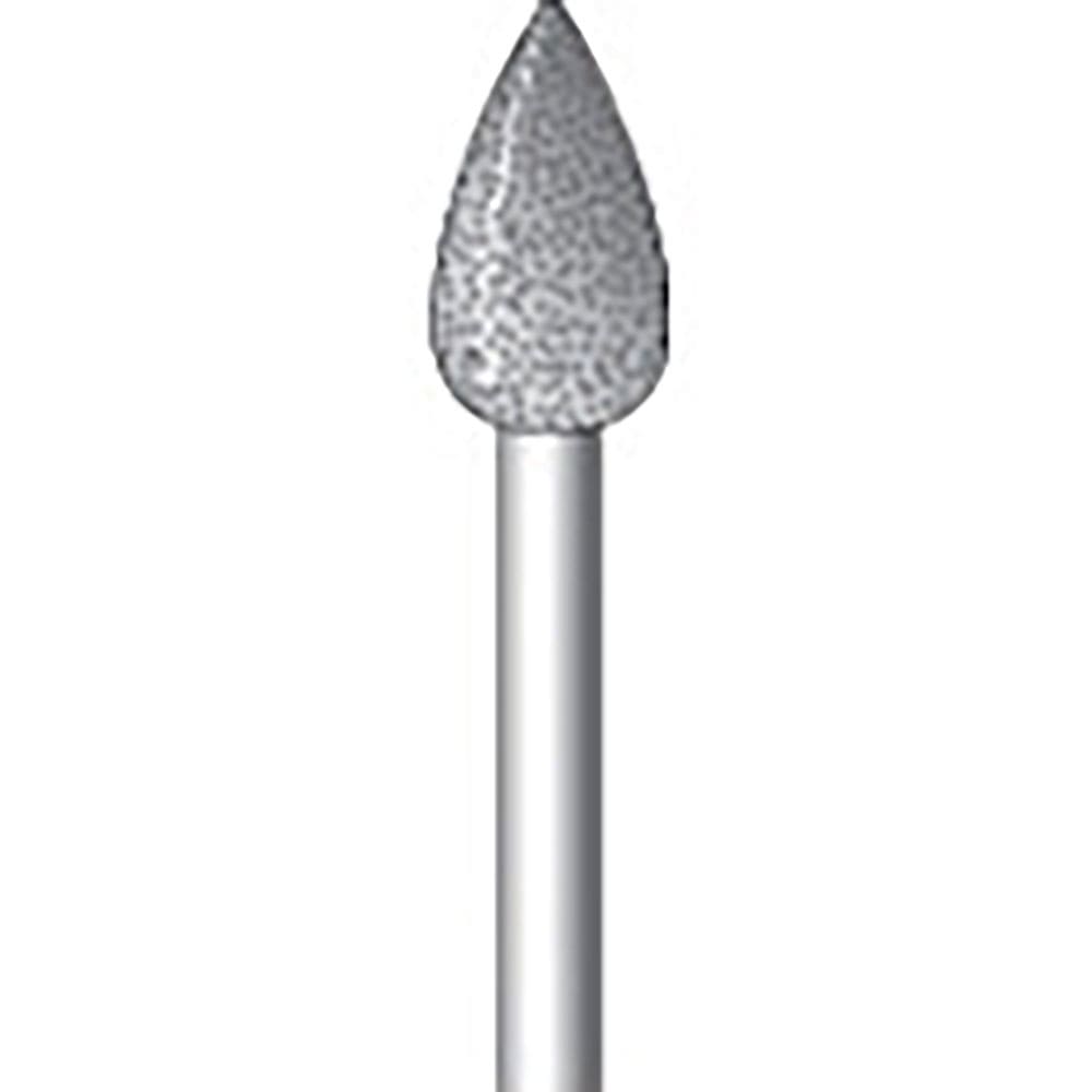 ナカニシ　電着ダイヤモンドバー　雫型　φ７×１３×軸φ３　＃１００　１２３６２＿