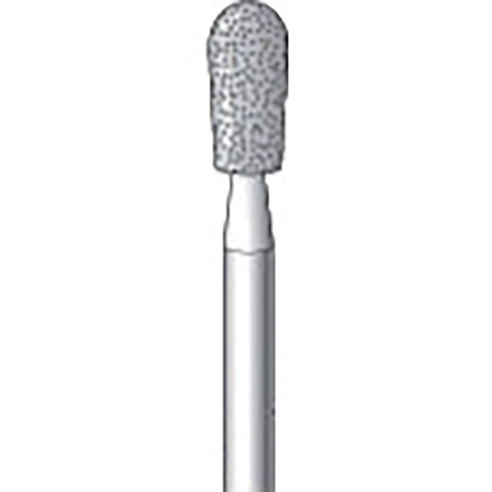 ナカニシ　電着ダイヤモンドバー　逆テーパー先丸型　φ４．８×１０×軸φ３　＃１００　１２３７１＿