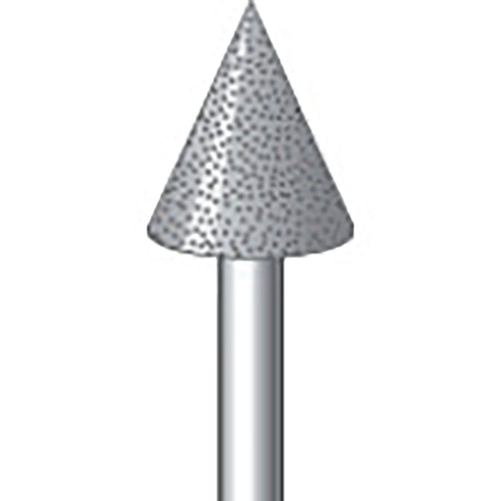 ナカニシ　電着ＣＢＮバー　テーパー型　φ１０×１１．９×軸φ３　＃１３０　４５°　１２４１０＿