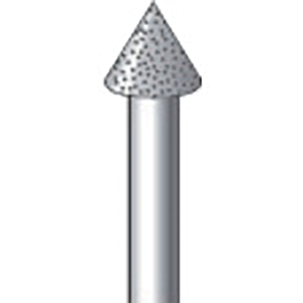 ナカニシ　電着ＣＢＮバー　テーパー型　φ６×５．３×軸φ３　＃１３０　６０°　１２４２１＿