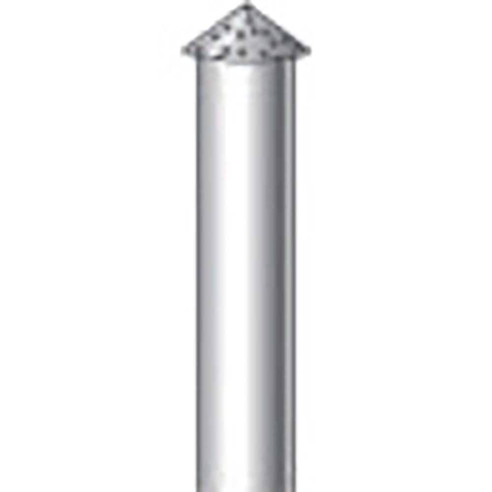 ナカニシ　電着ダイヤモンドバー　テーパー型　φ４×２．３×軸φ３　＃１３０　９０°　１２４２８＿