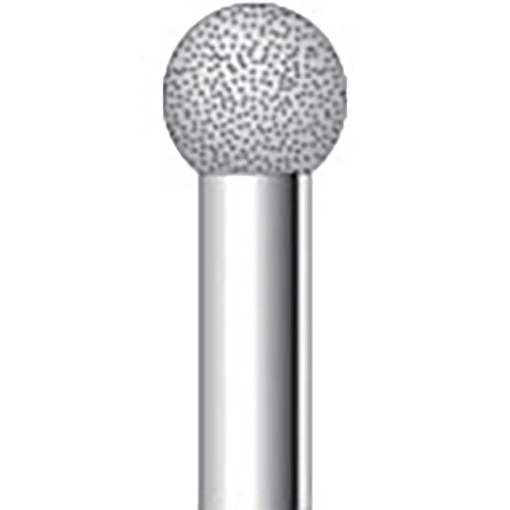 ナカニシ　電着ダイヤモンドバー　球型　φ１０×軸φ６　＃１２０　１３２０４＿