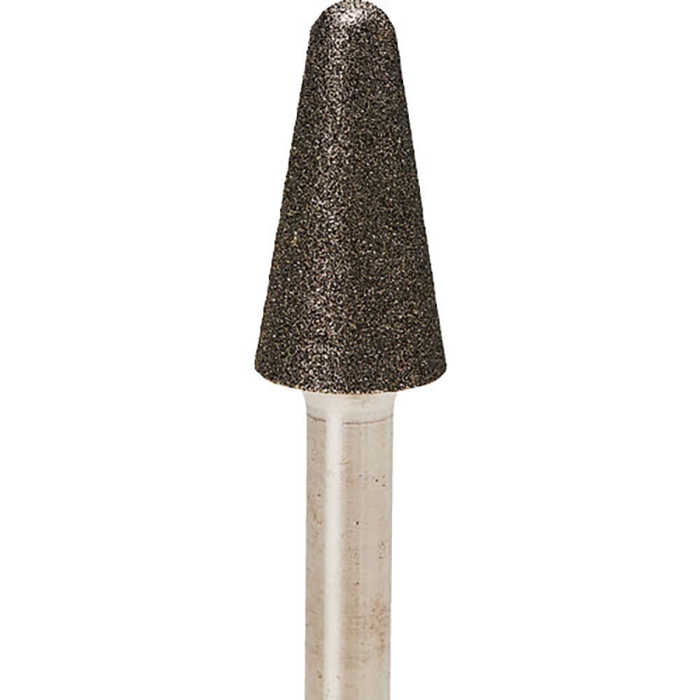 ナカニシ　電着ダイヤモンドバー　テーパー先丸型　φ１３×２５×軸φ６　＃１２０　１３３０１＿