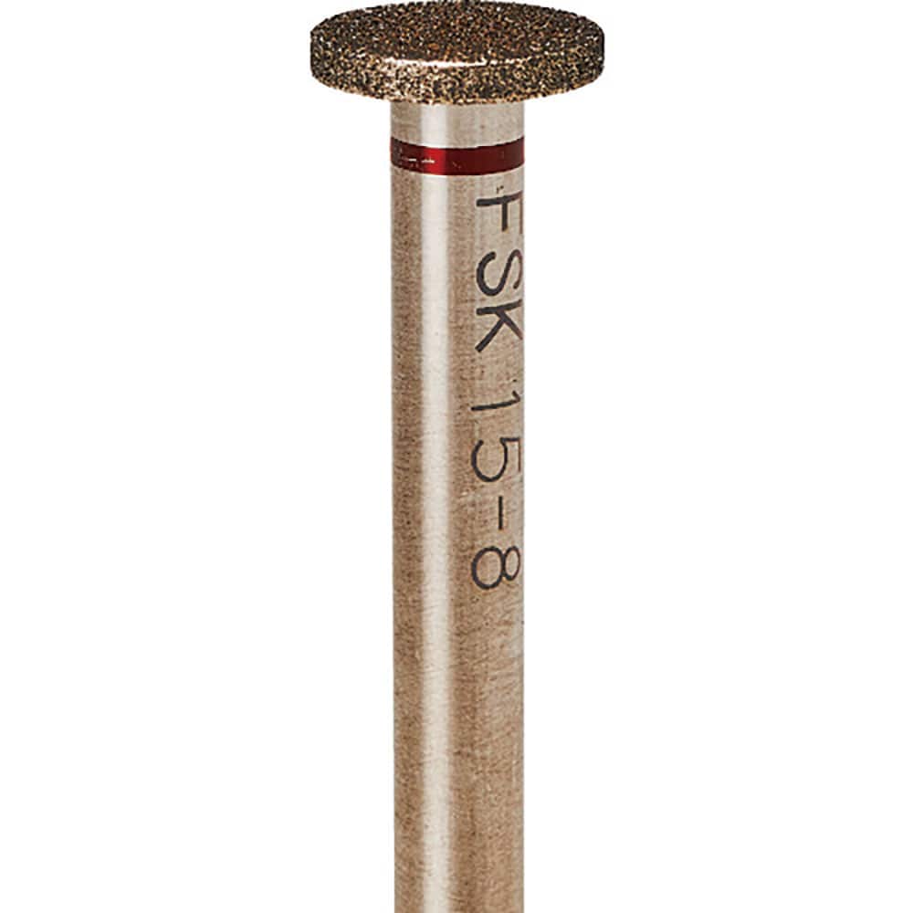 ナカニシ　電着ＣＢＮバー　平型　φ１３×２×軸φ６　＃１２０　１３３８５＿