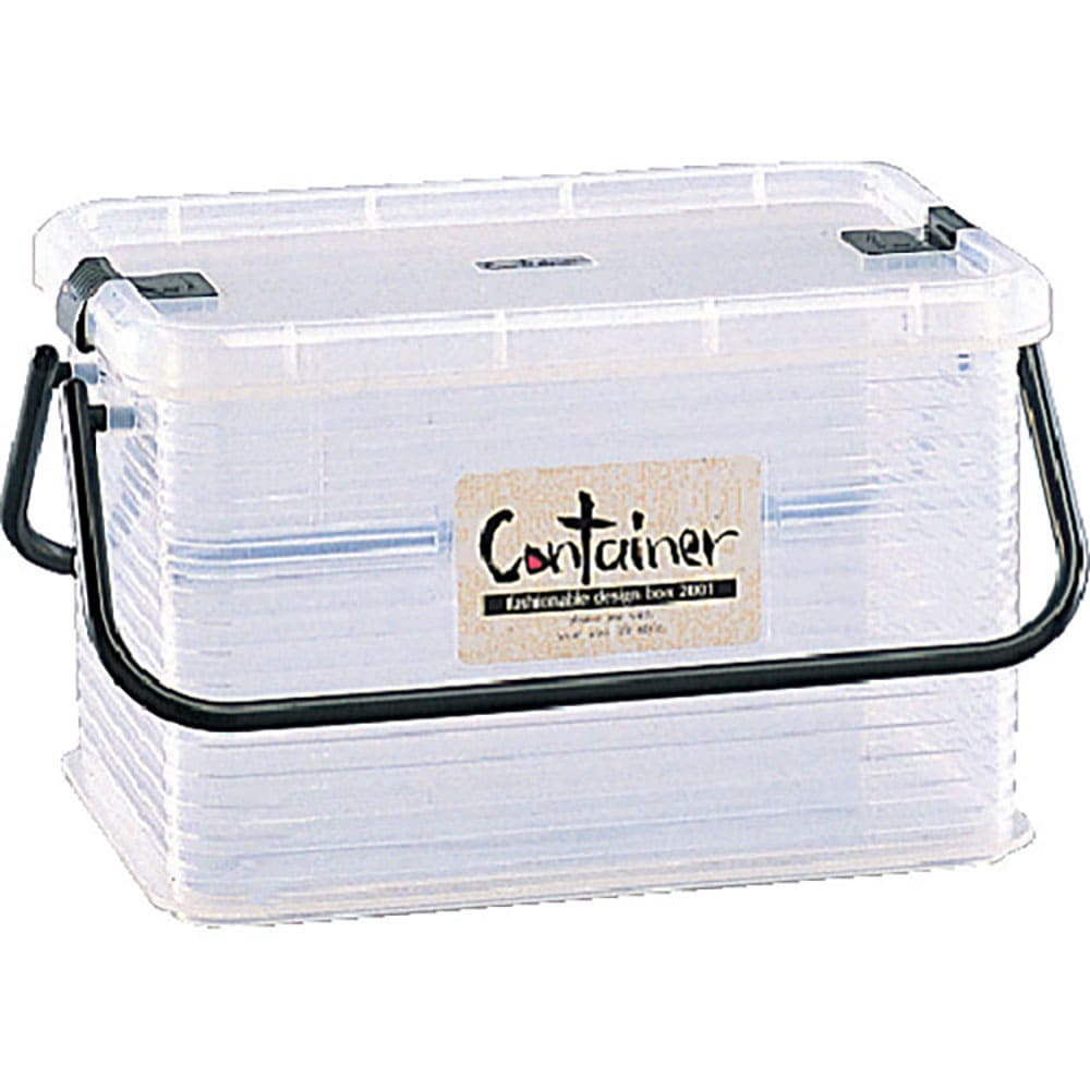 ＳＡＮＫＯ　ｐｌａ　１４４３６２　コンテナー　クリア　Ｍ　ＮＢＫ　ナチュラルブラック　１４４３６＿