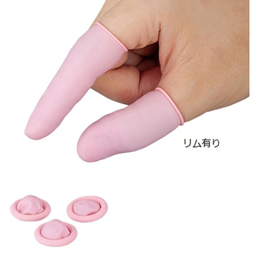 ＡＳ　クリーンノールディスポリムアリ指サック　ピンク　Ｍ　１０００個入り　　　１－４７２９－１３＿