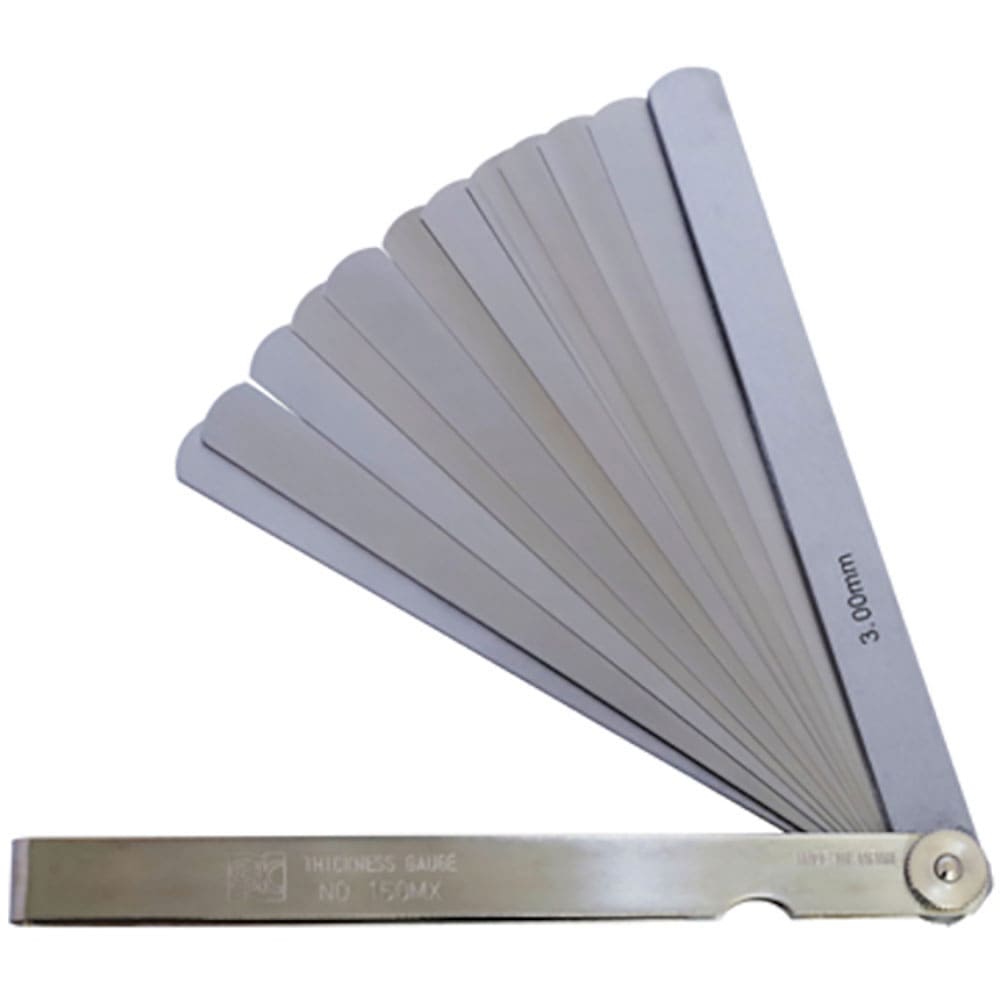 ＳＫ　スキマゲージ　シクネスゲージ　１５０ＭＸ　１５０ｍｍ　１３枚　厚さ０．０３～３．００ｍｍ　１＿