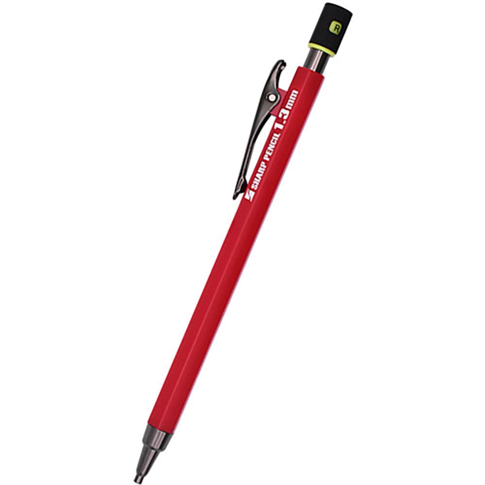 祥碩堂　白虎Ｎ　建築用シャープペンシル１．３本体　赤　１５０－Ｒ＿