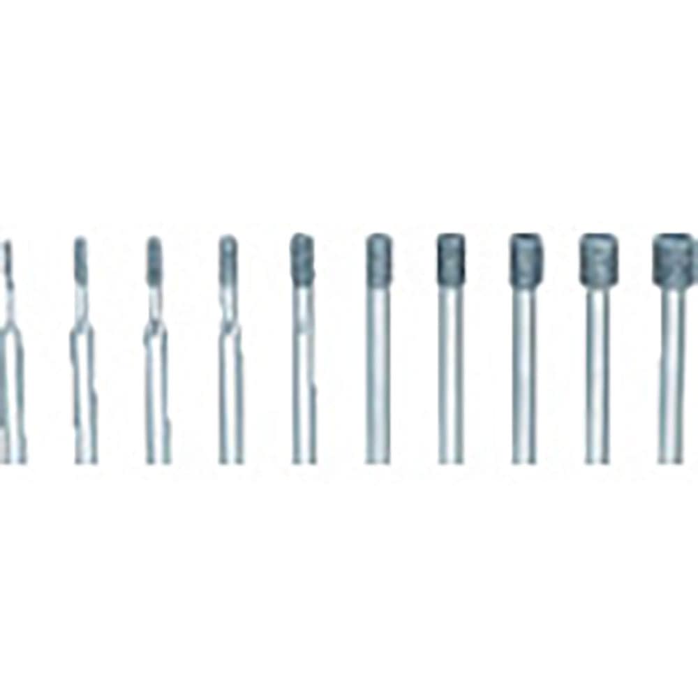 ナカニシ　電着ＣＢＮバー　アソートセット　１０本入　軸φ３　１５３１２＿