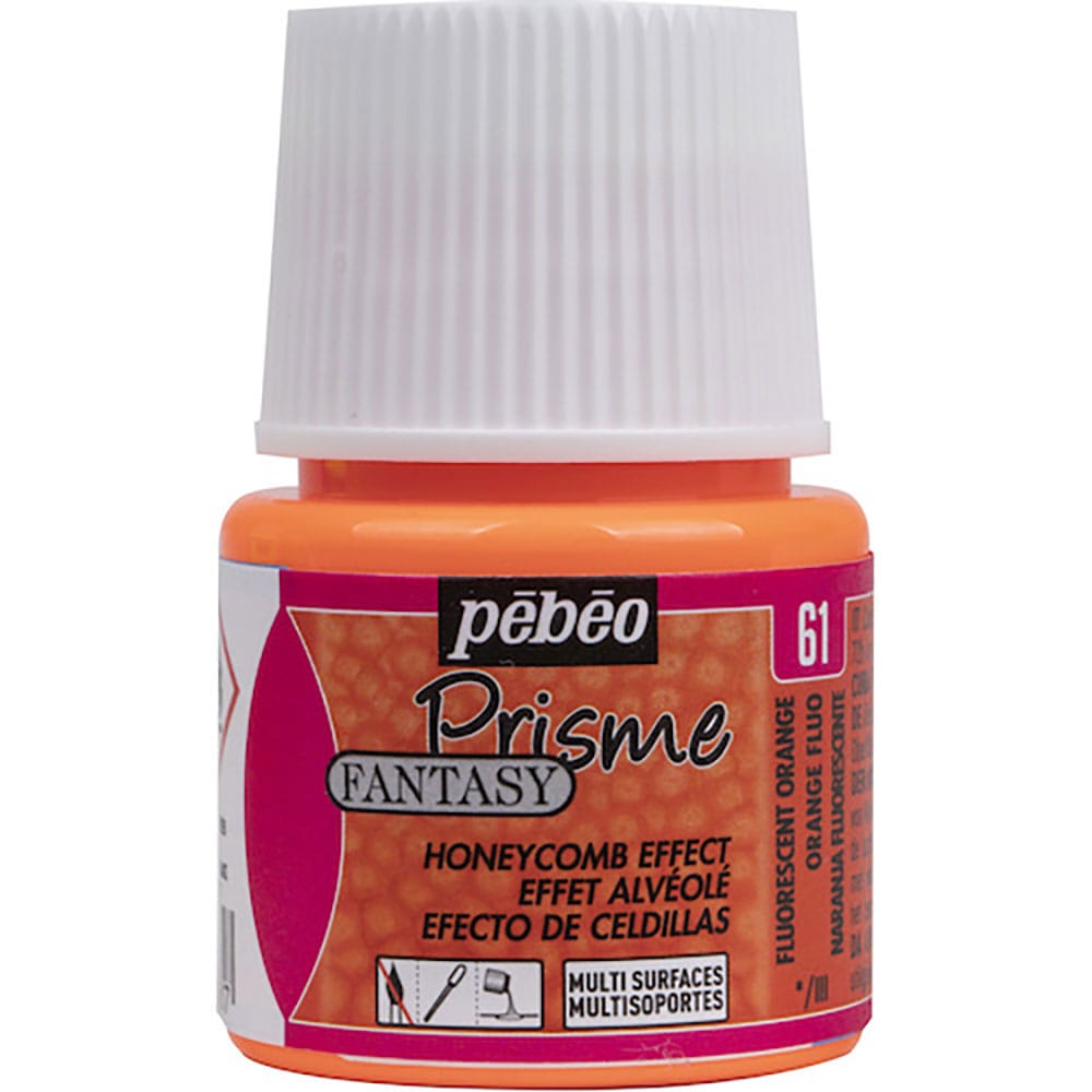 Ｐｅｂｅｏ　ファンタジープリズム４５ｍｌ　ＮＯ．６１蛍光オレンジ　１６６０６１＿