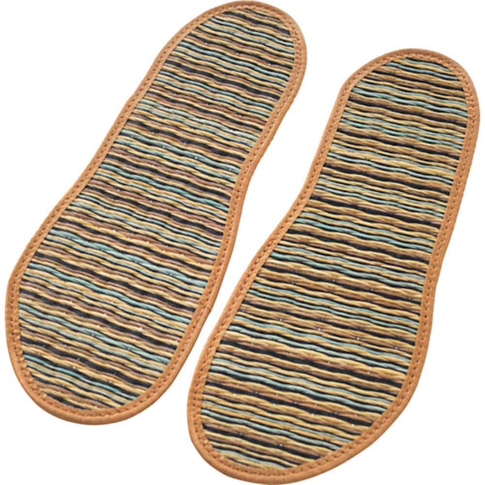 大島屋　い草インソール　ガルーダ　男性ＬＬ　ブラウン　１７５０８＿