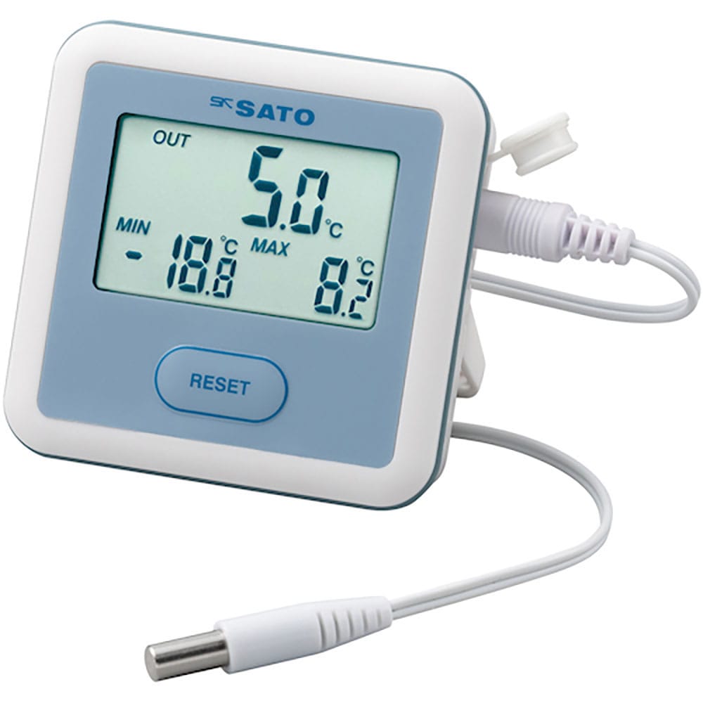 佐藤　冷蔵庫用デジタル温度計　ＰＣ－３３１０　（１８３０－００）　１８３０－００＿