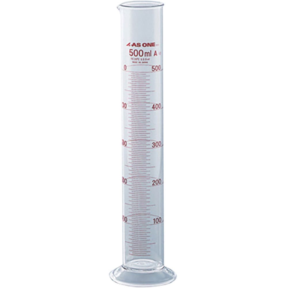 ＡＳ　メスシリンダー　５００ｍｌ（ＡＳＯＮＥ）　１－８５６１－１０＿