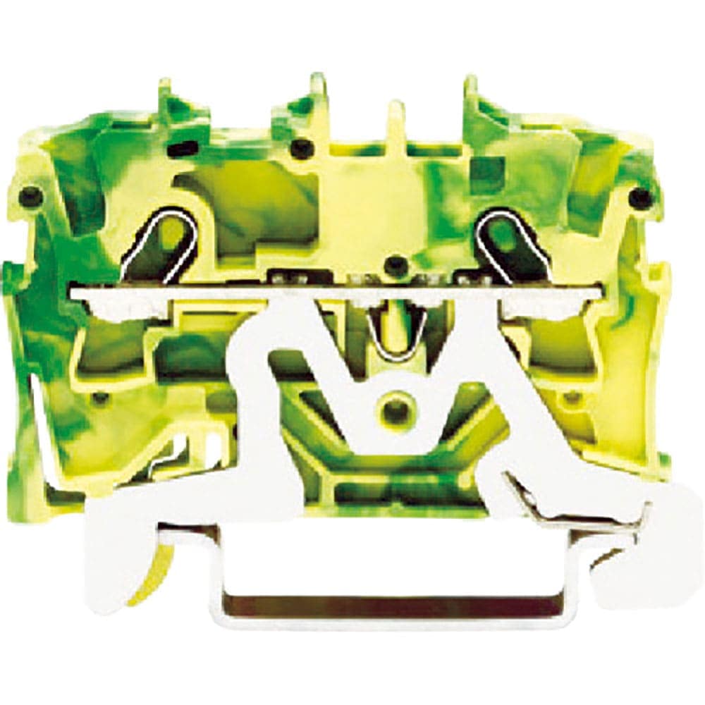 ＷＡＧＯ　スプリング式中継端子台　２００１シリーズ２線式用　アース用　２００１－１２０７－ＰＫ＿