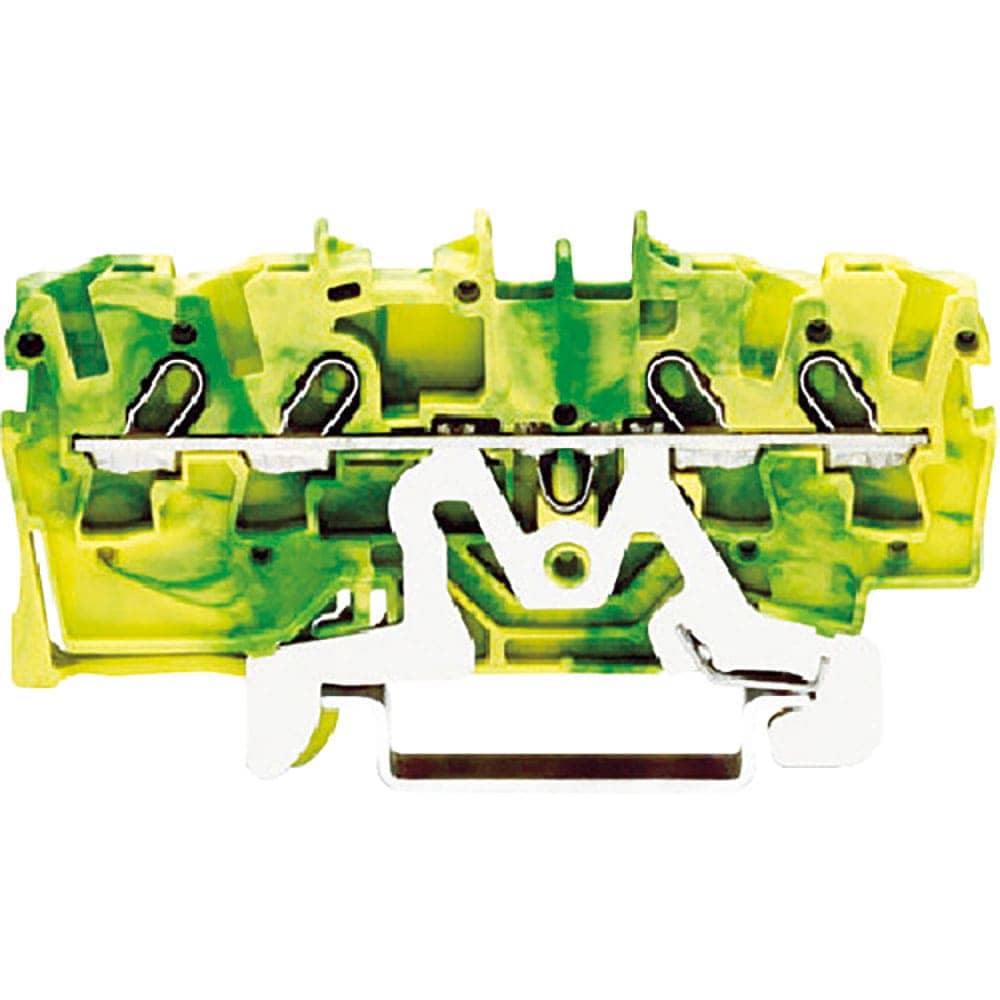 ＷＡＧＯ　スプリング式中継端子台　２００１シリーズ４線式用　アース用　２００１－１４０７－ＰＫ＿