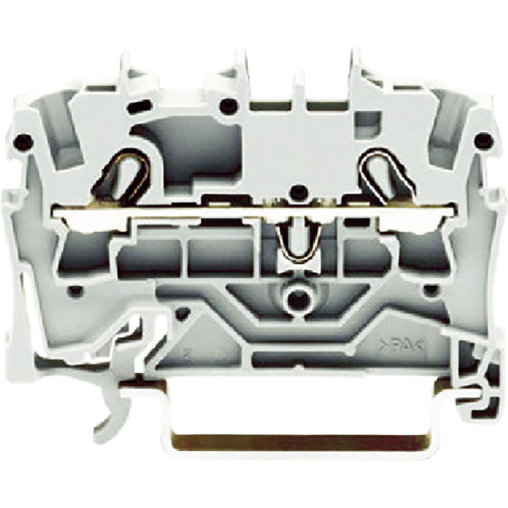 ＷＡＧＯ　スプリング式中継端子台　２００２シリーズ２線式用　グレー色　２００２－１２０１－ＰＫ＿