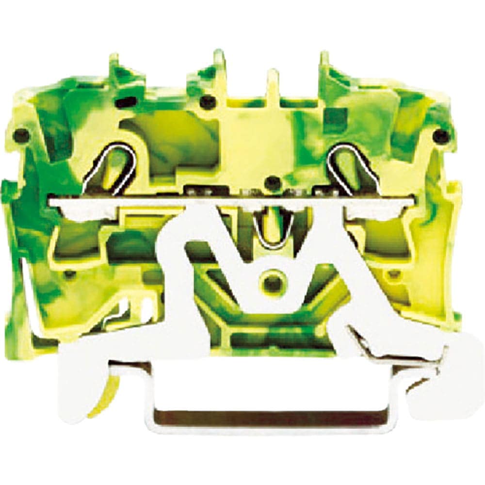 ＷＡＧＯ　スプリング式中継端子台　２００２シリーズ２線式用　アース用　２００２－１２０７－ＰＫ＿