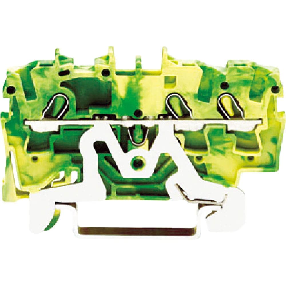 ＷＡＧＯ　スプリング式中継端子台　２００２シリーズ３線式用　アース用　２００２－１３０７－ＰＫ＿