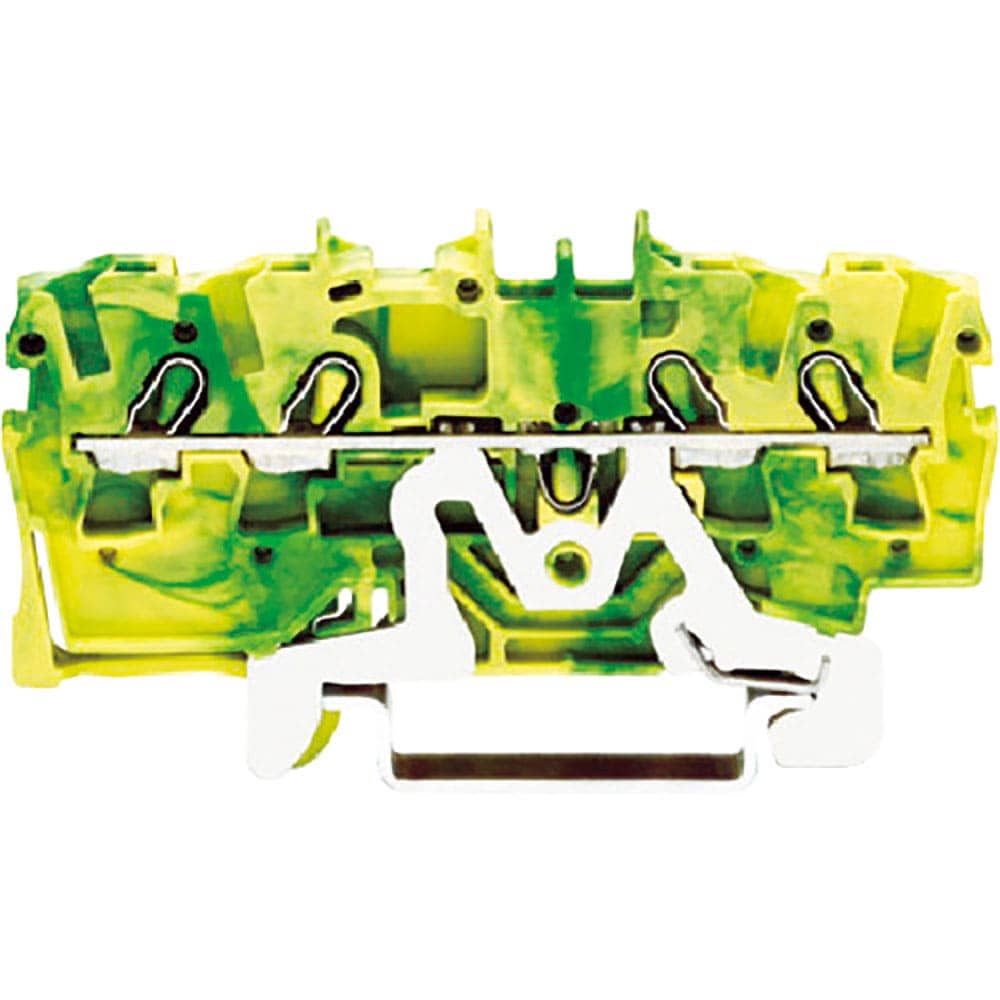 ＷＡＧＯ　スプリング式中継端子台　２００２シリーズ４線式用　アース用　２００２－１４０７－ＰＫ＿