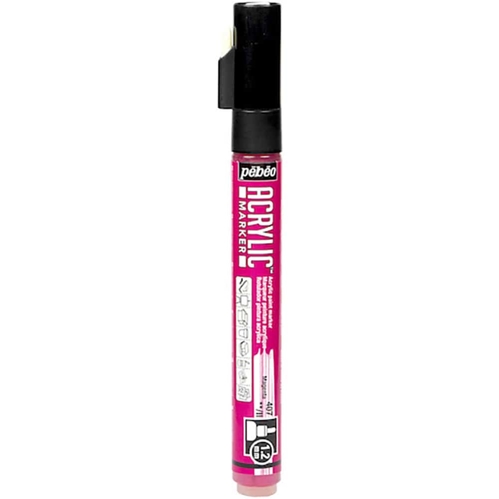 Ｐｅｂｅｏ　アクリリックマーカー　１．２ｍｍ　細ラウンド　マゼンタ　２０５７０７＿