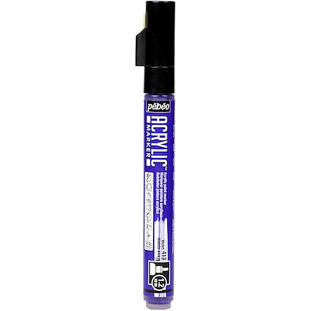 Ｐｅｂｅｏ　アクリリックマーカー　１．２ｍｍ　細ラウンド　バイオレット　２０５７１３＿