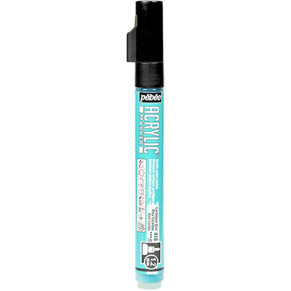 Ｐｅｂｅｏ　アクリリックマーカー　１．２ｍｍ　細ラウンド　カリビアンブルー　２０５７１８＿