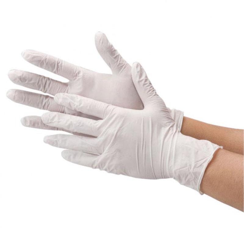 川西　ニトリルグローブフェリーチェ粉無　　（１００枚入）　Ｓサイズ　ホワイト　２０６７Ｗ－Ｓ