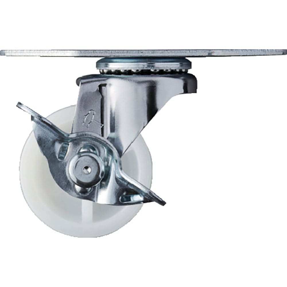 ハンマー　Ｅシリーズコーナー　旋回式ナイロン車輪　４０ｍｍ　ストッパー付　２１５Ｅ－Ｎ４０＿