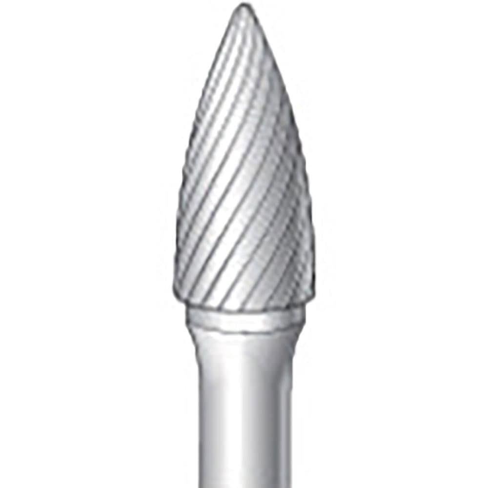 ナカニシ　チタンコート超硬カッター　砲弾型　シングルカット　φ１０×２０×軸φ６　２１６１３＿