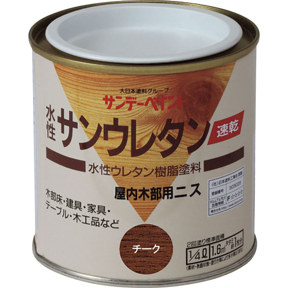 サンデーペイント　速乾水性サンウレタン　とうめいつや消し　２５０Ｍ　２１Ｑ０１＿