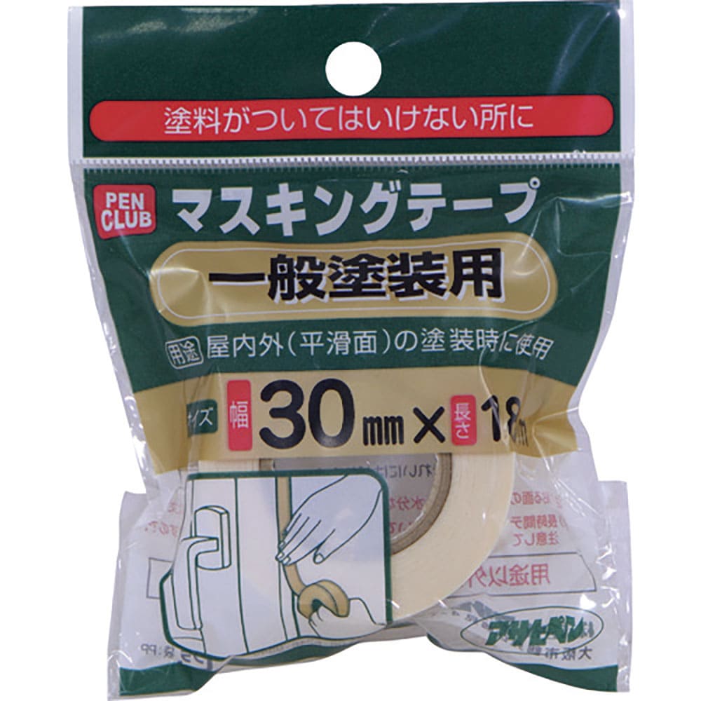 アサヒペン　ＰＣマスキングテープ　３０ｍｍＸ１８ｍ　一般塗装用　２２０８７５＿