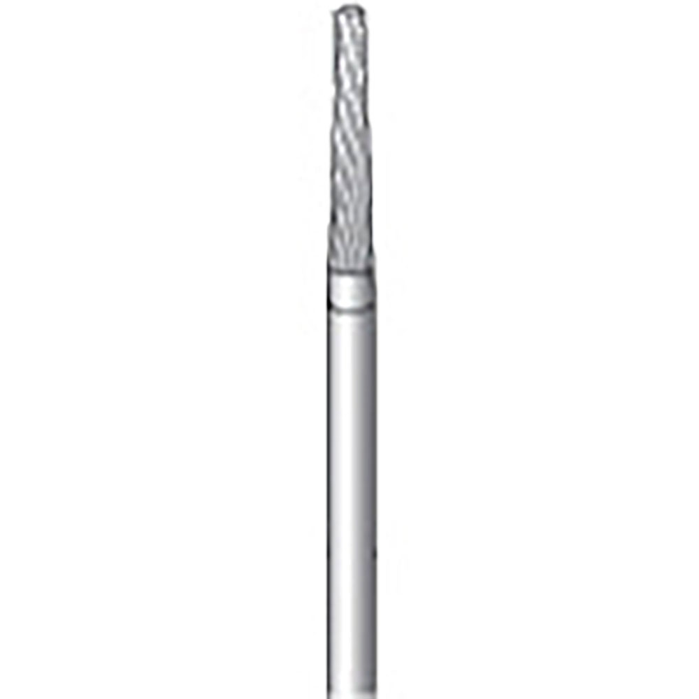 ナカニシ　超硬カッター　５本入　テーパー型　シングルカット　φ１．４×９×軸φ１．６　２２１１１＿