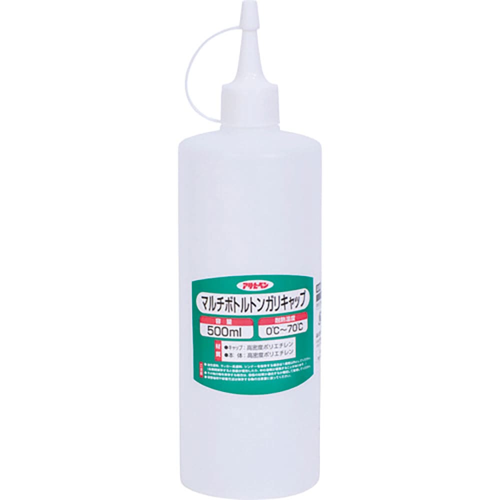 アサヒペン　マルチボトルトンガリキャップ　５００ｍｌ　１０５４－１１　２２３２０３＿