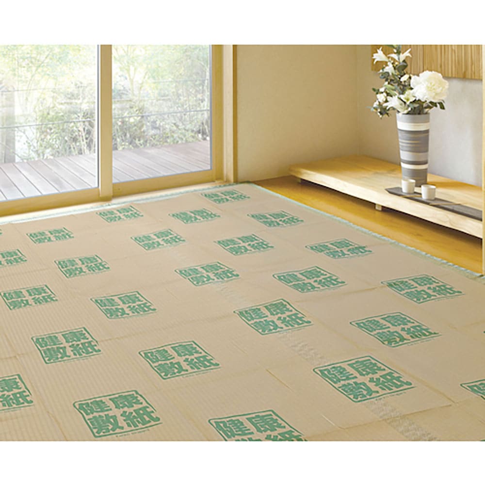 大島屋　防ダニ床保護シート　健康敷紙　３帖用　２０８ｘ１０１ｃｍ　２枚入り　２２７３６４＿