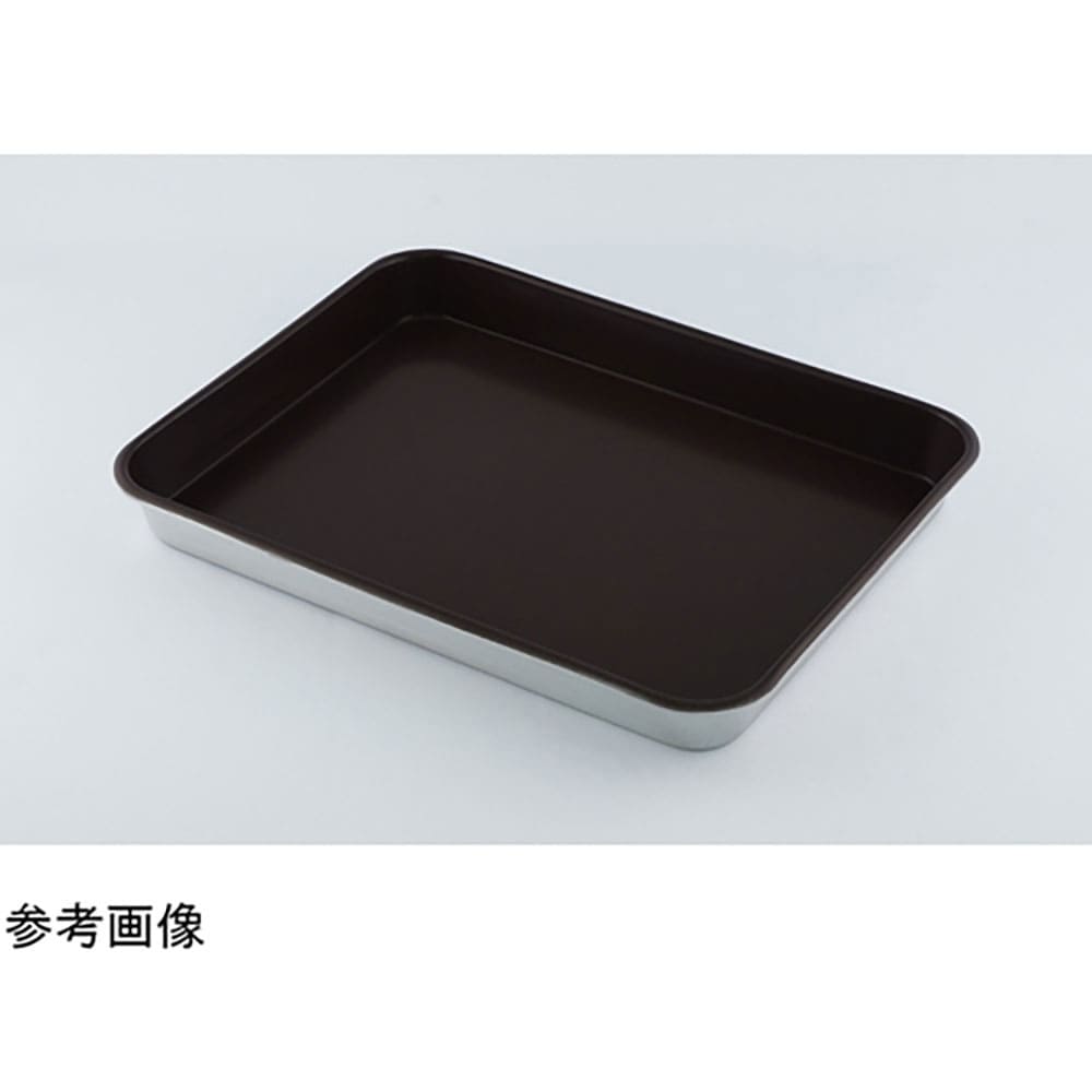 ＡＳ　フッ素コーティングアルミバット　１号　３０９×３７３×４３ｍｍ　　２－３３９－１１＿