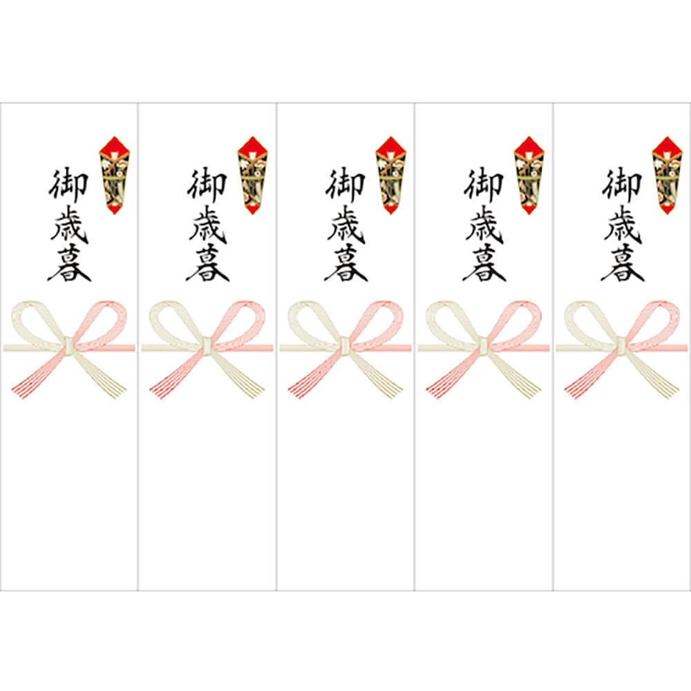 ササガワ　ＯＡ対応シール札紙Ａ４　御歳暮　２４－１９２２＿