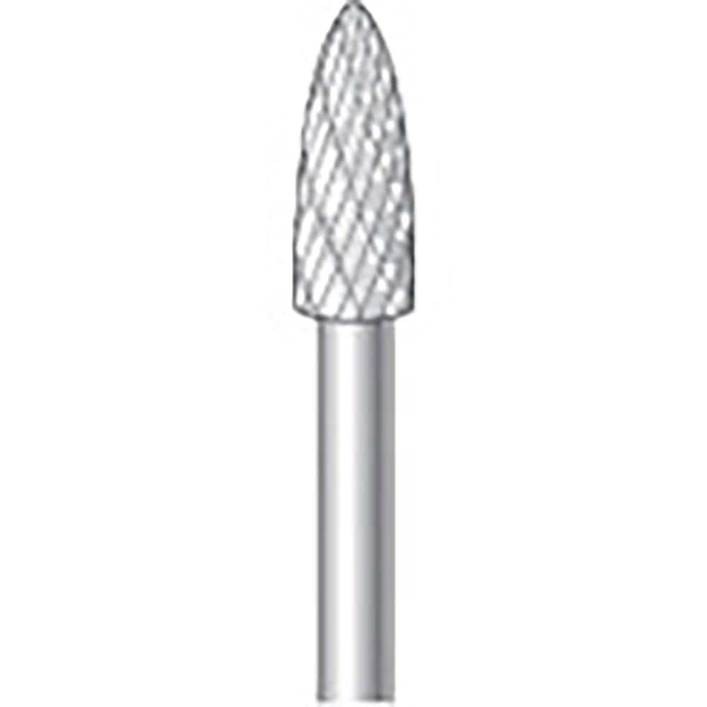 ナカニシ　超硬カッター　砲弾型　ダブルカット　φ５×１２．７×軸φ３　２４３６５＿