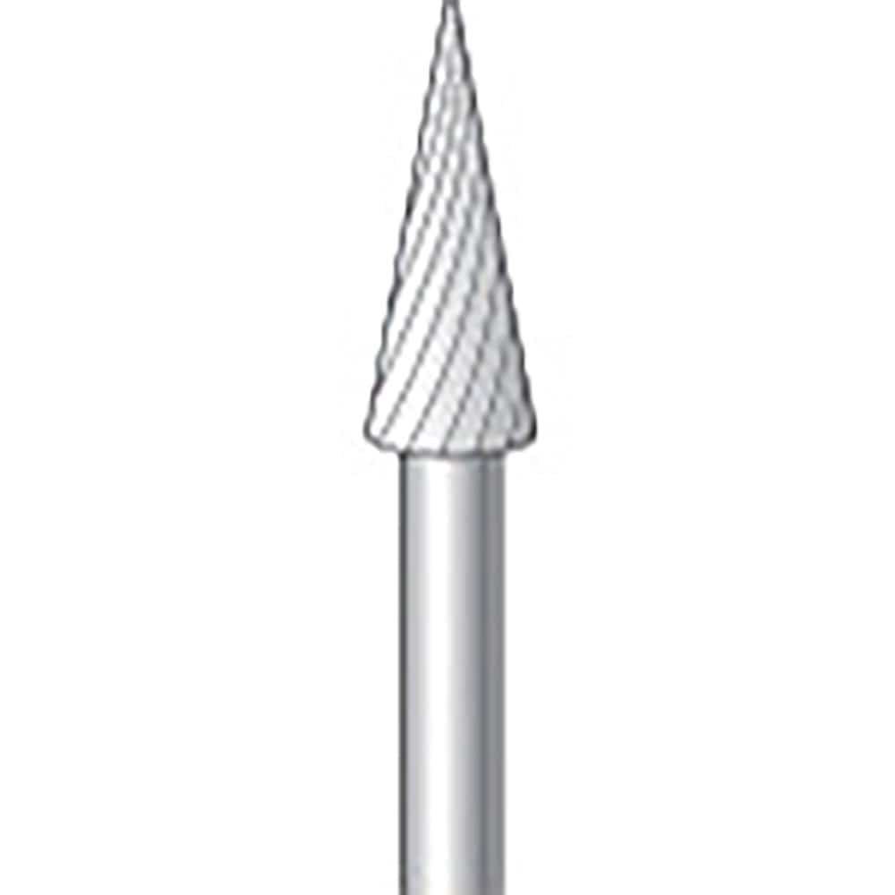 ナカニシ　超硬カッター　テーパー型　シングルカット　φ５×１２．７×軸φ３　１６°　２４４５３＿