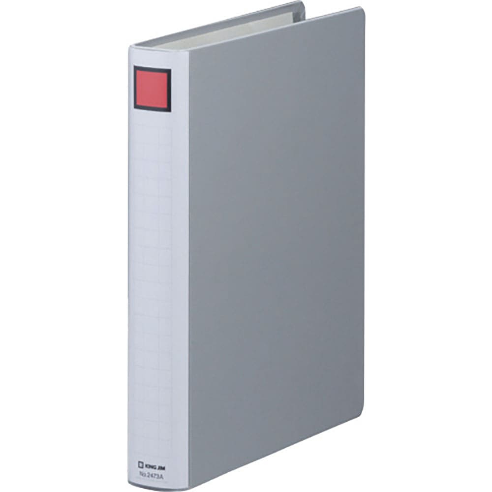 ＫＩＮＧ　ＪＩＭ　キングファイル　スーパードッチ＜脱・着＞イージー　Ａ４タテ型　グレー　とじ厚３０＿