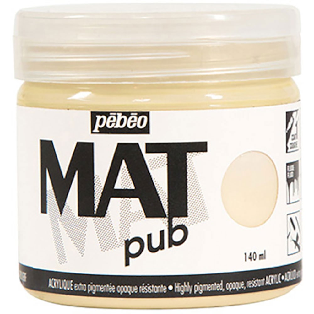 Ｐｅｂｅｏ　マットピュブ　１４０ｍｌ　ＮＯ．０１　アイボリーベージュ　２５６００１＿