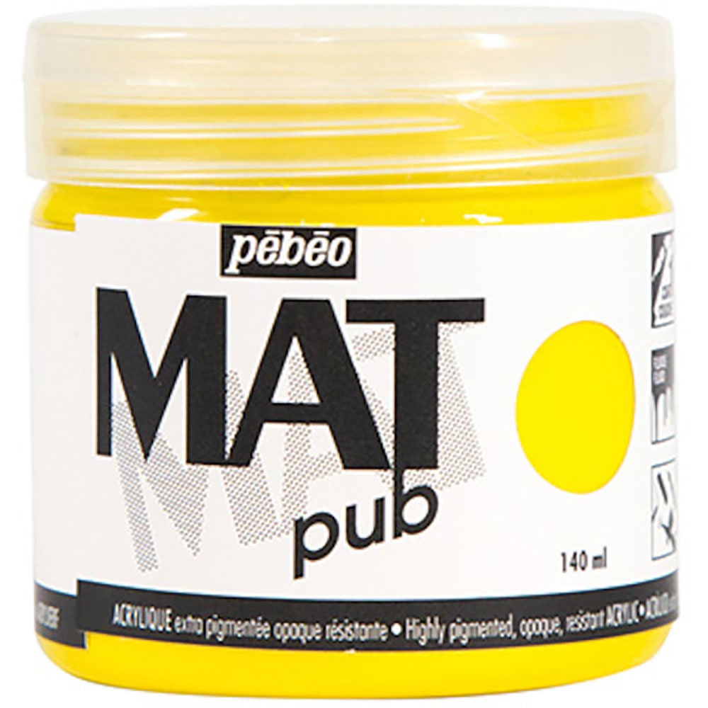 Ｐｅｂｅｏ　マットピュブ　１４０ｍｌ　ＮＯ．０２　プライマリーイエロー　２５６００２＿